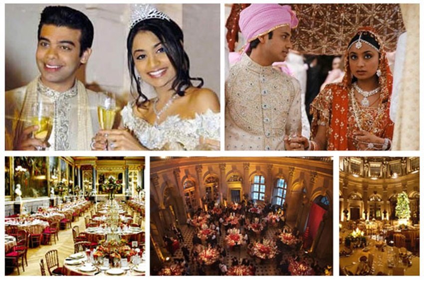 स्टील बैरन लक्ष्मी मित्तल ने अपनी इकलौती बेटी वनिशा की शादी में कोई कसर नहीं छोड़ी थी। साल 2004 में हुई ये शादी दुनियाभर की मीडिया में छाई थी। अपनी शाही शादी में वनिशा ने तरुण ताहिलियानी, सुनीत वर्मा और अबू जानी से जोड़ा डिजाइन करवाया था। (Photo: Social Media)
