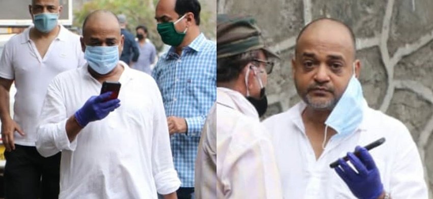 साजिद को उनके करीबी लोग सांत्वना देते हुए नजर आए।