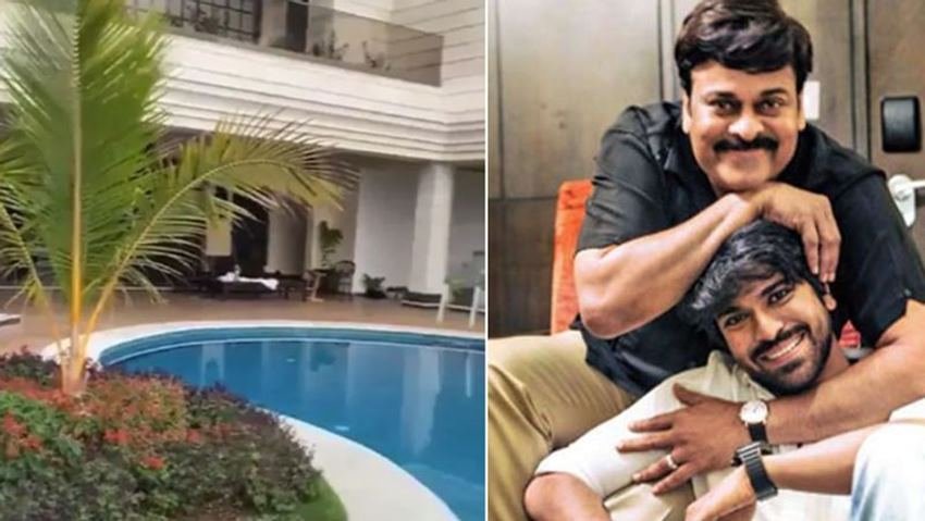 चिरंजीवी के घर से बाहर का शानदार नजारा दिखता है। घर में हरियाली भी भरपूर है।