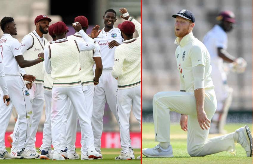 England vs West Indies LIVE CRICKET SCORE: कोरोना के खौफ के बीच पहली क्रिकेट सीरीज की शुरुआत हो गई। (सोर्स - सोशल मीडिया)
