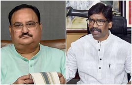 JP Nadda, Hemant Soren, BJP