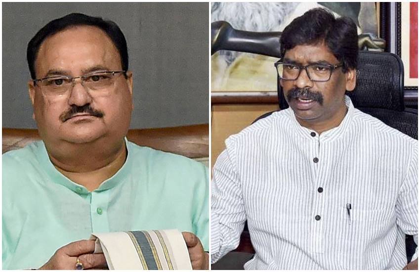 JP Nadda, Hemant Soren, BJP
