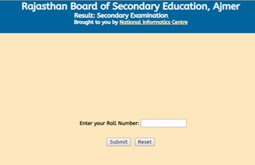 bser 10th result 2020, rajresults.nic.in