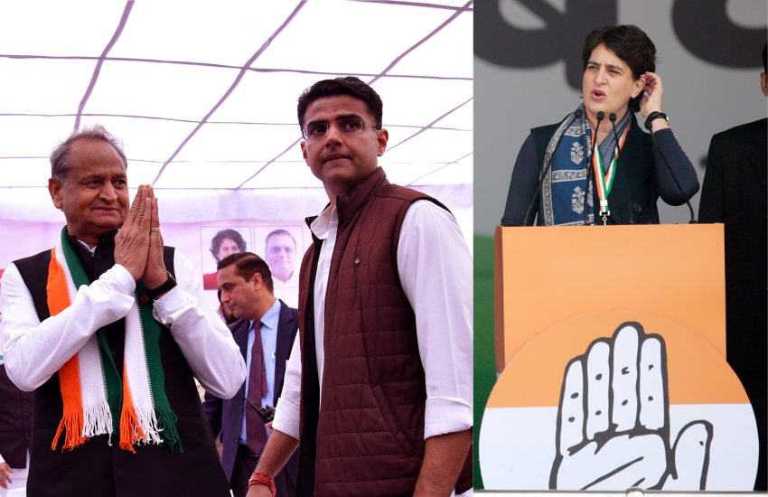 Rajasthan, Sachin Pilot, Ashok Gehlot, Priyanka Gandhi