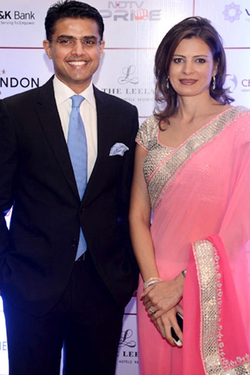 Sachin Pilot and Sara Abdullah
