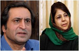 Jammu Kashmir , Sajad lone, Mehbooba Mufti