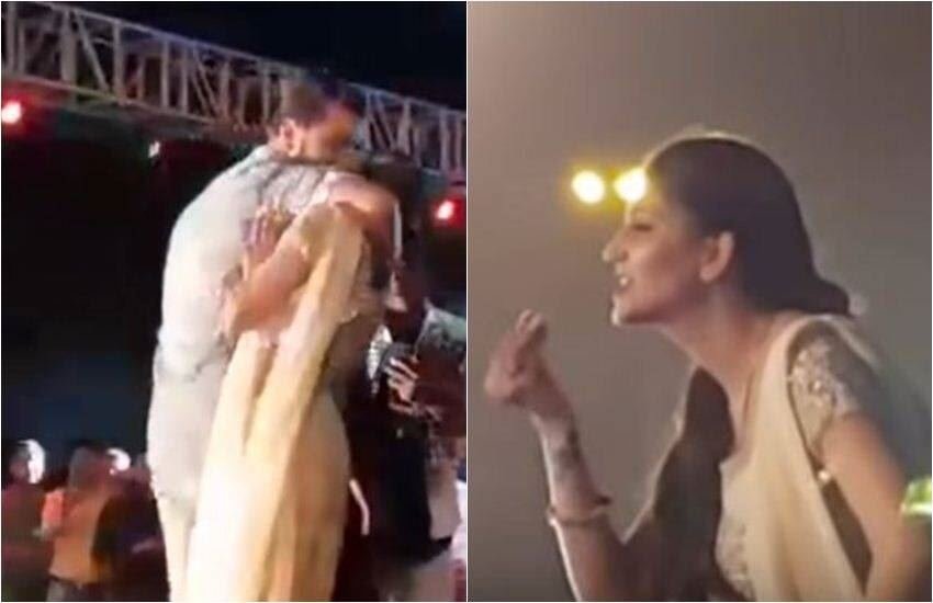 किस करने के बाद सपना के रिएक्शन से ऐसा नहीं लग रहा कि उन्हें इस पर कोई आपत्ति थी। ऐसा लग रहा हथा कि ये शख्स सपना का कोई जान-पहचान वाला है।