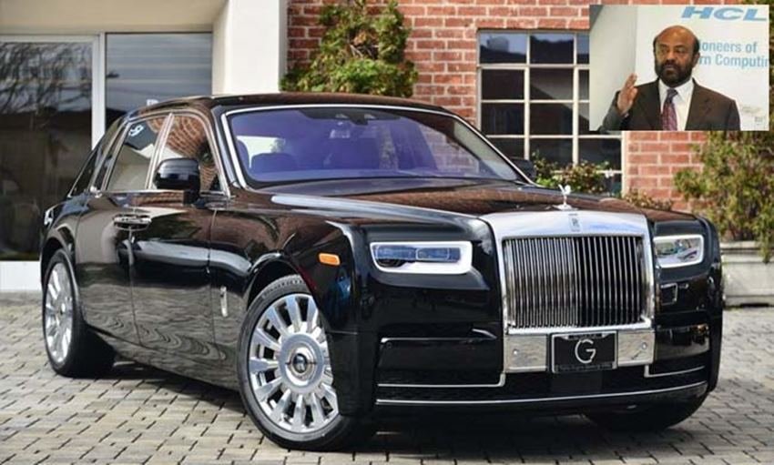 एचसीएल वाले शिव नाडर के पास रोल्स रॉयस फैंटम है।