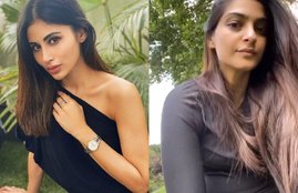 Sonam Kapoor, Mouni Roy, Sonam Kapoor in London, Mouni Roy In London, Sonam Kapoor and Mouni Roy hang o