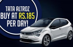 Tata Motors का जबरदस्त ऑफर! महज 185 रुपये रोज देकर घर ले आएं प्रीमियम हैचबैक कार Altroz! 100% लोन की सुविधा भी उपलब्ध
