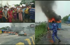 West Bengal, Uttar Dinajpur Clash, Uttar Dinajpur, Protest, Police, Clash