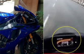 Yamaha R1 300 Kmph Speed Video, Yamaha R1 Bike Seized Video, Yamaha R1 Top Speed Video
