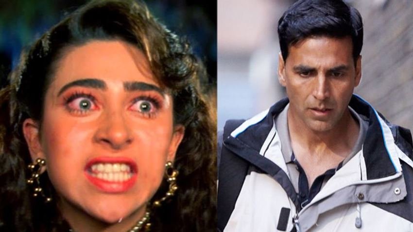 करिश्मा ने देखा कि उनको तवज्जो कम दी जा रही है तो वह एख दिन अक्षय पर भड़क उठीं। करिश्मा ने गुस्से में अक्षय से कह दिया कि तुम डायरेक्टर के चमचे हो और मैं चमचों से नफरत करती हूं।