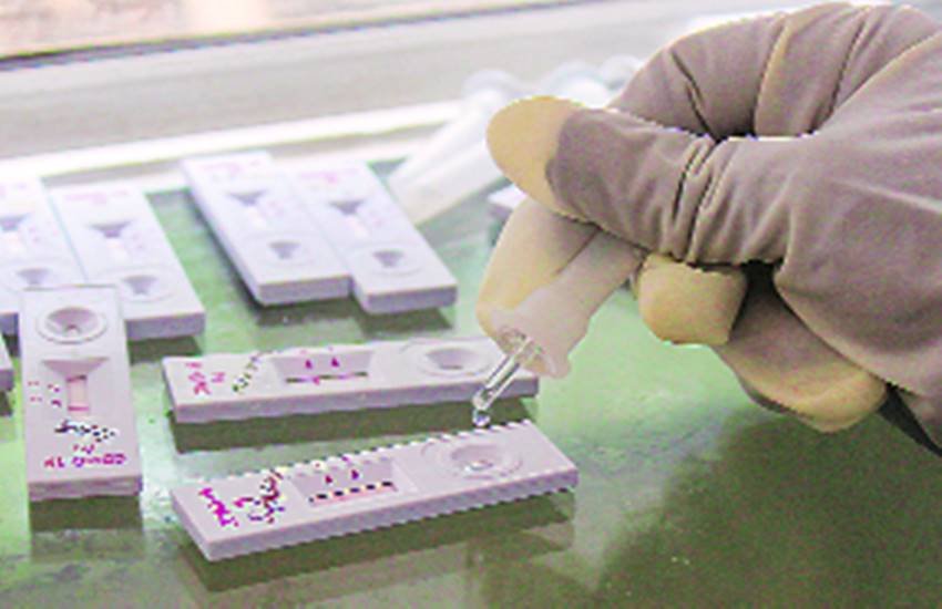 कोरोना महामारी से लोगों को बचाने के लिए देश में लगातार जांच कार्य में तेजी लाई जा रही है। कोरोना महामारी से लोगों को बचाने के लिए देश में लगातार जांच कार्य में तेजी लाई जा रही है।