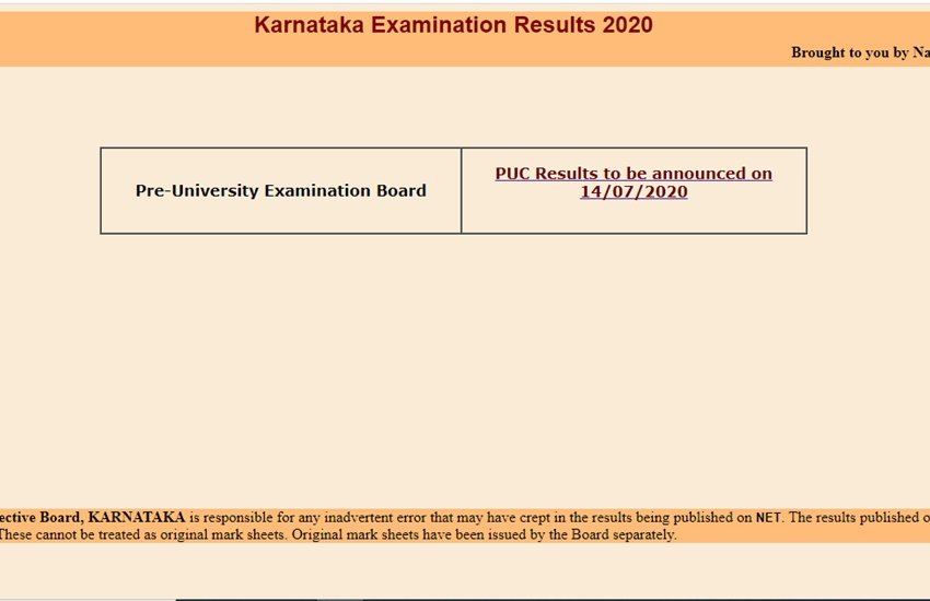 karnataka puc results 2020, puc results 2020, karnataka puc 2nd results 2020, karnataka puc 2nd year results 2020