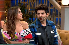 The Kapil Sharma show kartik Aaryan reveals how he sign Imtiyaz ali movie in Bathroom in front of Sara Ali khan