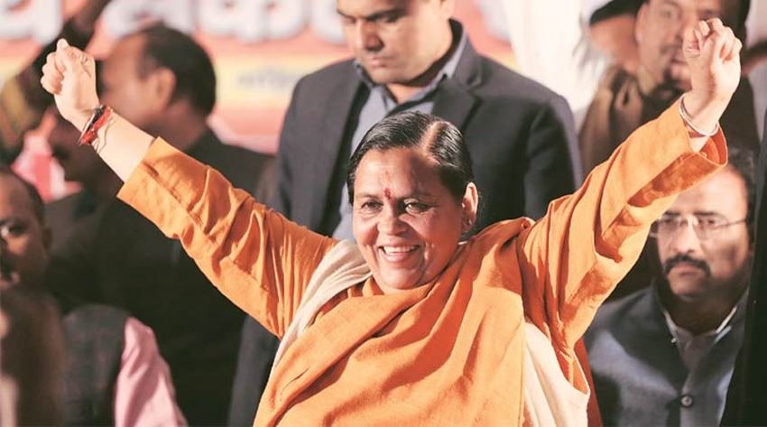 बीजेपी की कद्दावर नेत्री औऱ केंद्र में मंत्री रह चुकीं ऊमा भारती मात्र छठी क्लास तक पढ़ी हैं।