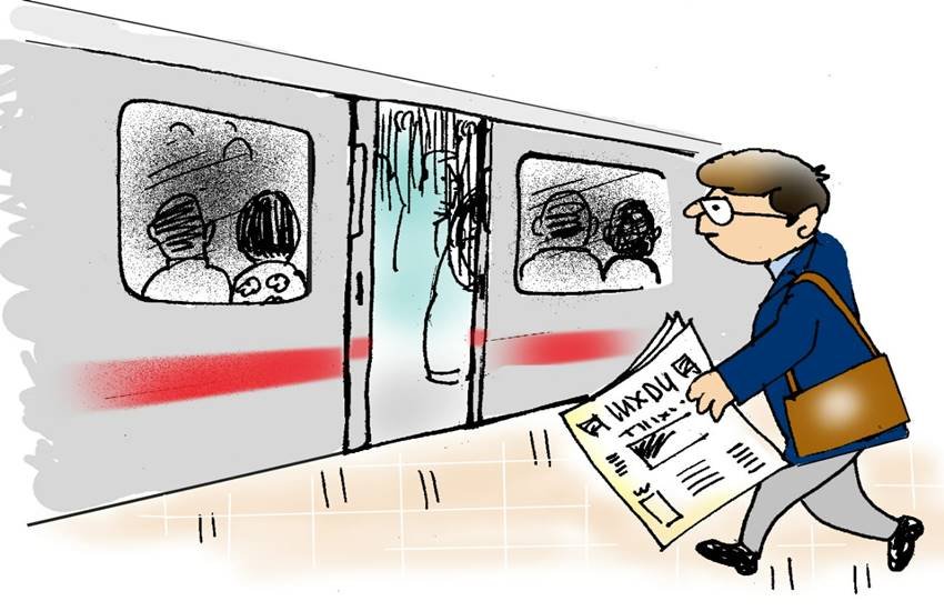 metro, metro train cartoon, cartoon