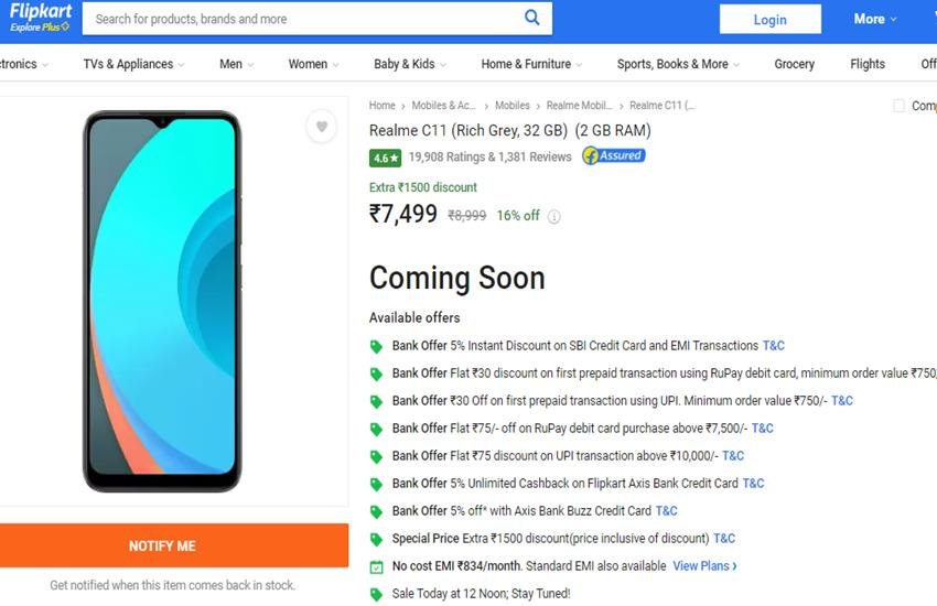 Realme C11