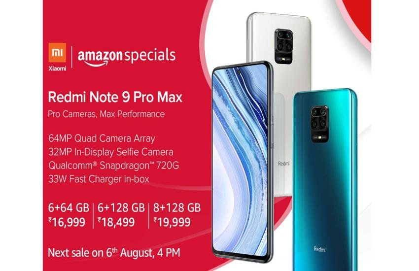 Redmi Note 9 Pro Max Next Sale Date