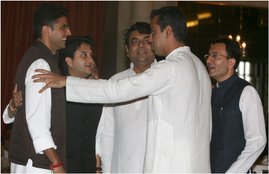 Sachin Pilot, Jyotiraditya Scindia, Milind Deora, Congress