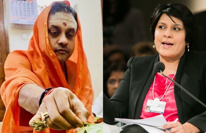 कांग्रेस प्रवक्ता Supriya Shrinate से बहस के बाद ट्रोल हो रहे बीजेपी के Sambit Patra. (Photo: Social Media) कांग्रेस प्रवक्ता Supriya Shrinate से बहस के बाद ट्रोल हो रहे बीजेपी के Sambit Patra. (Photo: Social Media)