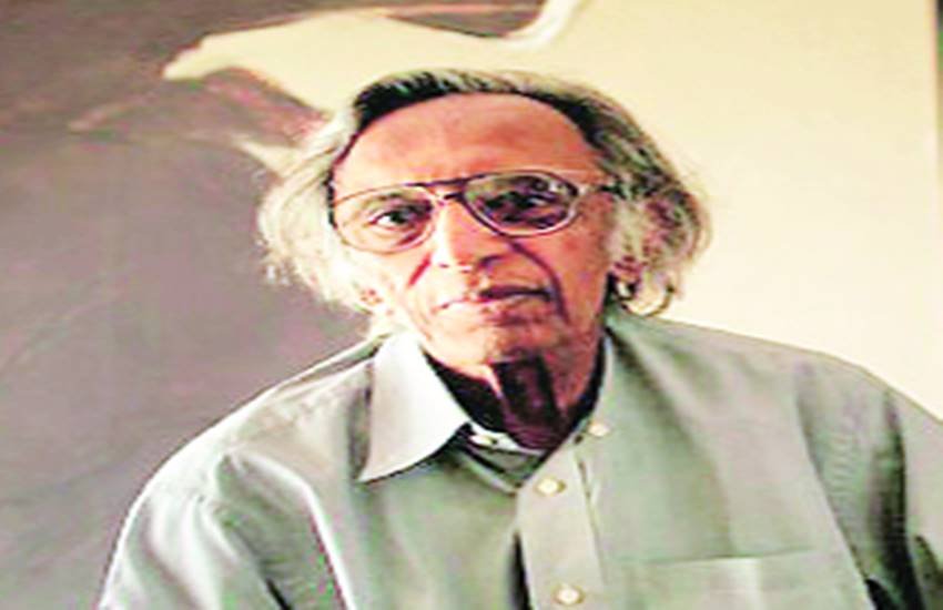 प्रसिद्ध चित्रकार तैयब मेहता।