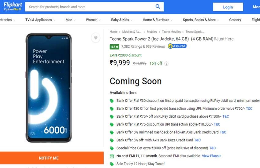 Tecno Spark Power 2