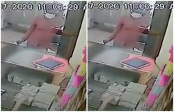 मध्य प्रदेश: 30 सेकेंड से भी कम समय में बैंक में हो गई 10 लाख की चोरी, देखें वीडियो