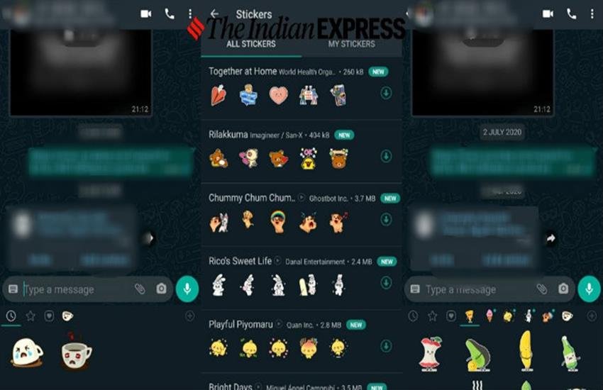 WhatsApp animated stickers
