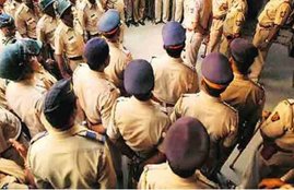 UP, Lucknow, Sitapur, PAC camp
