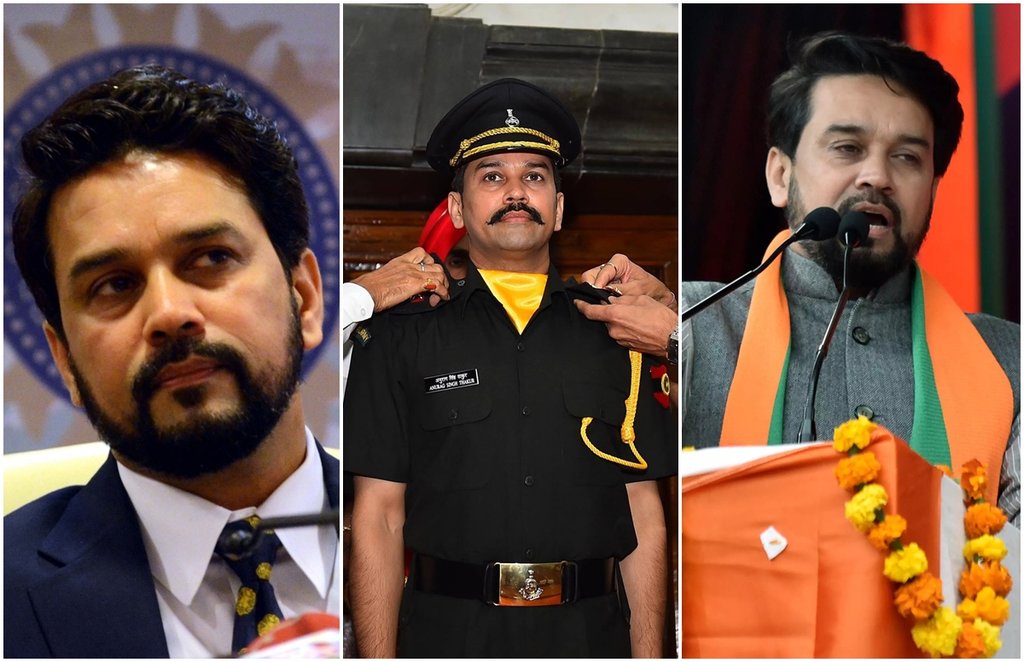 क्रिकेट से पॉलिटिक्स में कदम रखने वाले अनुराग ठाकुर के खून में है राजनीति, ‘सेना’ में ‘अफसर’ बनने वाले पहले भाजपा सांसद हैं वित्त राज्य मंत्री