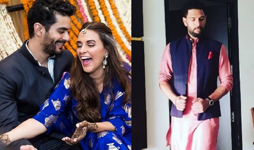 नेहा धूपिया की शादी में युवराज सिंह की मौजूदगी ने उनके पुराने अफेयर की चर्चा फिर से छेड़ दी थी।