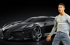 Cristiano Ronaldo car, Cristiano Ronaldo Bugatti Car, Bugatti La Voiture Noire Price, Bugatti La Voiture Noire Features