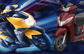 Honda Activa 125 Price, Honda Activa 125 Features, Honda Activa 125 Mileage, TVS Ntorq Price