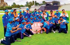 India players celebrate