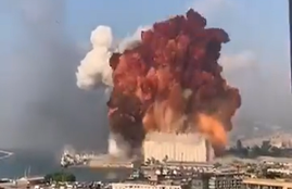 Lebanon Explosion, Lebanon Blast, Central Beirut, Lebanon Video