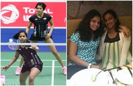 N Sikki Reddy and PV Sindhu