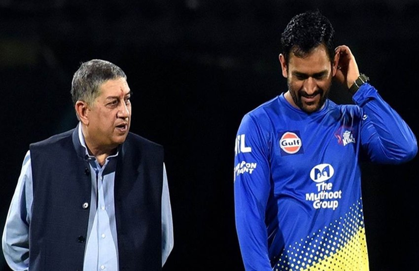 N Srinivasn MS Dhoni