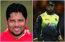 Ramnaresh Sarwan Chris Gayle