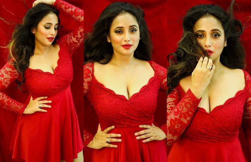 Rani Chatterjee: रानी चटर्जी भोजपुरी फिल्म इंडस्ट्री का मशहूर नाम हैं। वेब सीरीज मस्तराम(MastRam) के साथ ही उन्होंने हिंदी सिनेमा में भी दस्तक दे दी है। फिल्मों के इतर रानी सोशल मीडिया में भी काफी एक्टिव रहती हैं। वह आए दिन अपनी तस्वीरें और वीडियोज फैंस के साथ शेयर करती रहती हैं। हाल ङी में रानी ने लाल ड्रेस में कुछ तस्वीरें पोस्ट की हैं जो खूब वायरल हो रही हैं: