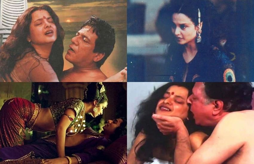 बॉलीवुड की मशहूर अदाकारा रेखा ने अपने फिल्मी करियर में एक से बढ़कर एक फिल्में दी हैं। रेखा को उनके काम के लिए नेशनल अवार्ड समेत कई प्रतिष्ठित अवार्डों से भी नवाजा जा चुका है। रेखा ने कुछ ऐसी फिल्में भी की हैं जिनमें उनका बोल्ड अवतार देखने को मिला। रेखा के ये बोल्ड सीन काफी सुर्खियों में रहे। इंटरनेट पर आज भी ये सीन वायरल होते रहते हैं। आइए जानते हैं रेखा की कुछ बोल्ड फिल्मों के बारे में: