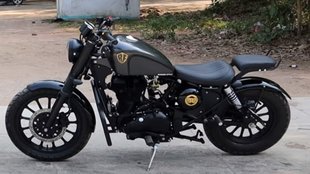 Royal Enfield motorcycle modification, Royal Enfield motorcycles Modified, How To modified Royal Enfield Bike, Royal Enfield convert in to Harley Davidson