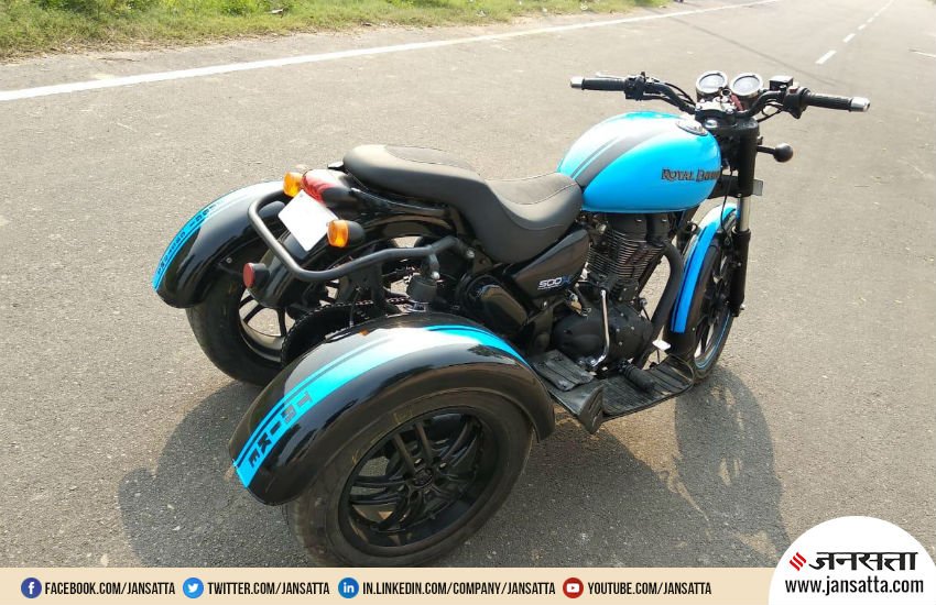Royal Enfield Thunderbird 500X, Three Wheel Royal Enfield Thunderbird, Royal Enfield Three Wheel Bike
