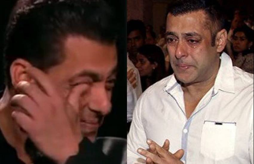 सलमान खान - फैन्स के बीच सलमान खान को लेकर जबरदस्त क्रेज़ रहता है। हर साल सलमान के बर्थडे पर उनके घर के सामने हज़ारों फैन्स की भीड़ इक्कठी हो जाती है। सलमान को अक्सर अपने फैंस के इस प्यार पर भावुक होते और आंखों को पोंछते हुए देखा गया है। बिग बॉस के सेट पर अपने 10 साल की जर्नी पर सलमान की आंखे भर आई थी। शो के यादगार लम्हे, अपने होस्टिंग के अलग-अलग मूड्स का वीडियो क्लिप देखकर सलमान रो पड़े थे। इसके अलावा वह अपने दोस्त रजत बड़जात्या के निधन पर भी रोते हुए देखे गए थे।