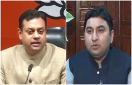 Sambit Patra, Kamar Cheema, TV Debate