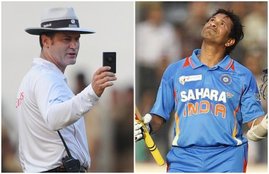 Simon Taufel Sachin Tendulkar
