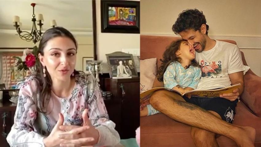 सोहा अली खान का ये आशियाना मुंबई के लिकिंग रोड स्थित सुंदर विला अपार्टमेंट की 9वीं मंजिल पर है।