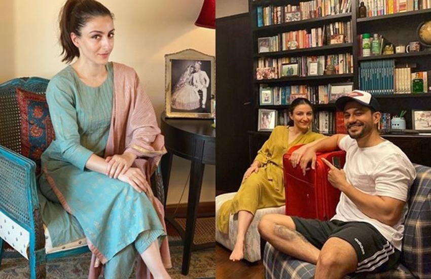Soha Ali Khan house Photos: सोहा अली खान शाही परिवार से बिलॉन्ग करती हैं। अपनी मां शर्मिला टैगोर और भाई सैफ अली खान की ही तरह सोहा ने भी फिल्मों में हाथ आजमाया। हालांकि उन दोनों की तरह सोहा का फिल्मी करियर कमाल नहीं कर पाया। फिलहाल सोहा फिल्मों से दूर पति और बेटी के साथ अपना जीवन बिता रही हैं। सोशल मीडिआ में सोहा के मुंबई वाले आलीशान आशियाने की तस्वीरें वायरल हैं: