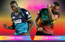 St Kitts and Nevis Patriots vs Barbados Tridents Playing 11